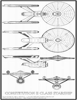 Constitution II Class Starship