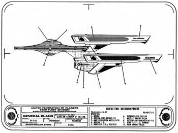 Ascension Class Starship - Outboard Profile