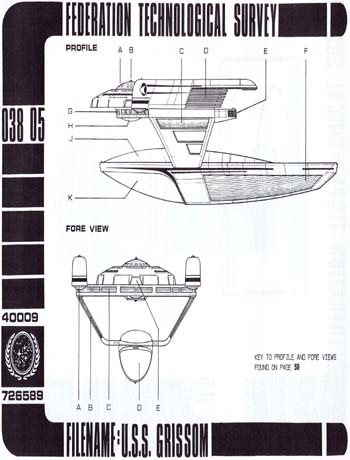 U.S.S. Grissom Profile/Fore Views