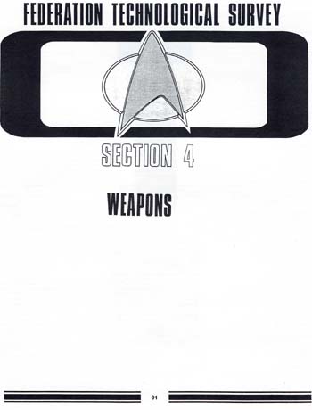 Section 4: Weapons