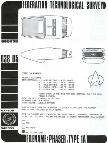 Phaser, Type 1A