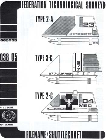 Shuttlecraft Type 2-A/3-C/2-C