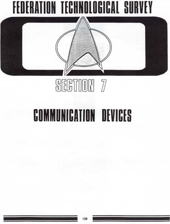 Section 7: Communication Devices
