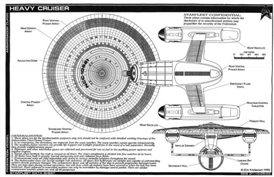 Starfleet Ambassador Class Heavy Cruiser Blueprints