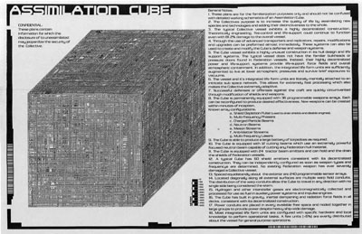 Borg Assimilation Cube Blueprints