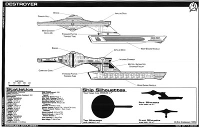 Starfleet Destroyer - Jenghiz Class
