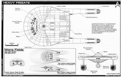 Starfleet Heavy Frigate - Vindicator Class NCC-1859
