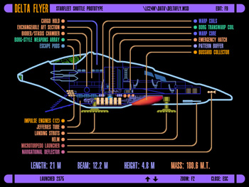 Delta Flyer Starfleet Shuttle Prototype