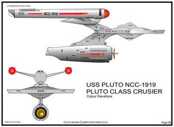 Pluto Class Cruiser - U.S.S. Pluto NCC-1919