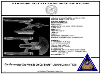 Pluto Class Cruiser - U.S.S. Pluto NCC-1919