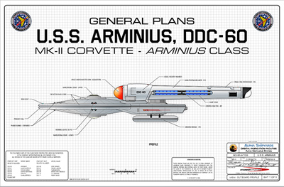 U.S.S. Arminius DDC-60 - MK-II Corvette