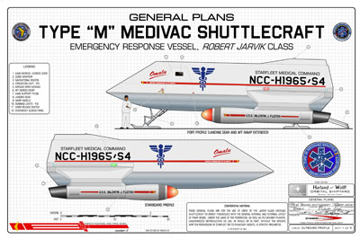 Jarvik Class Type M Medivac Shuttle