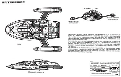 Sovereign Class Federation Starship U.S.S. Enterprise NCC-1701-E