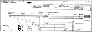 U.S.S. Almeida GCC-120 - Outboard Top Plan