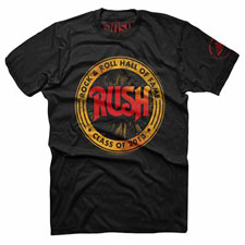 Commemorative Rush Rock & Roll Hall of Fame Induction Ceremony T-Shirt Now Available