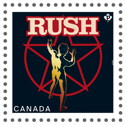Rush Stamp Coming from the Canada Post