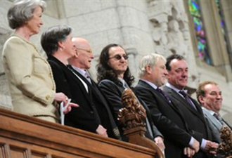 Rush Visit Canada's House Of Commons