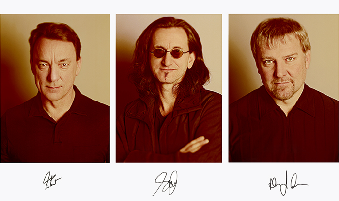 Autographed Rush R40 Prints Now Available From the Andrew MacNaughtan Art Store