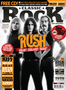 Rush Featured on Cover of Classic Rock Magazine July 2015 Issue - Includes New Interview We're Coming Towards the End