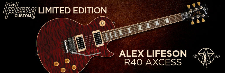 Gibson Custom Alex Lifeson R40 Axcess Guitar Now Available