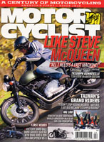 Neil Peart in MotorCyclist Magazine - April 2012