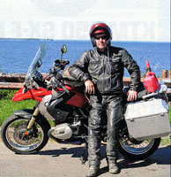 Neil Peart in MotorCyclist Magazine - April 2012