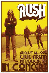 Rush Concert - August 14th 1974
