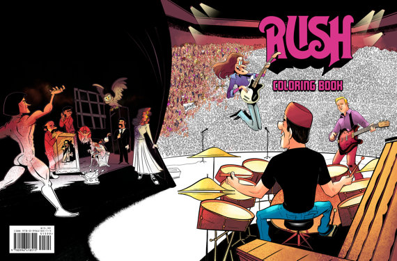 Official Rush Coloring Book by Fantoons Coming in December