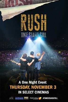 Rush: Time Stand Still Coming to Theaters November 3rd