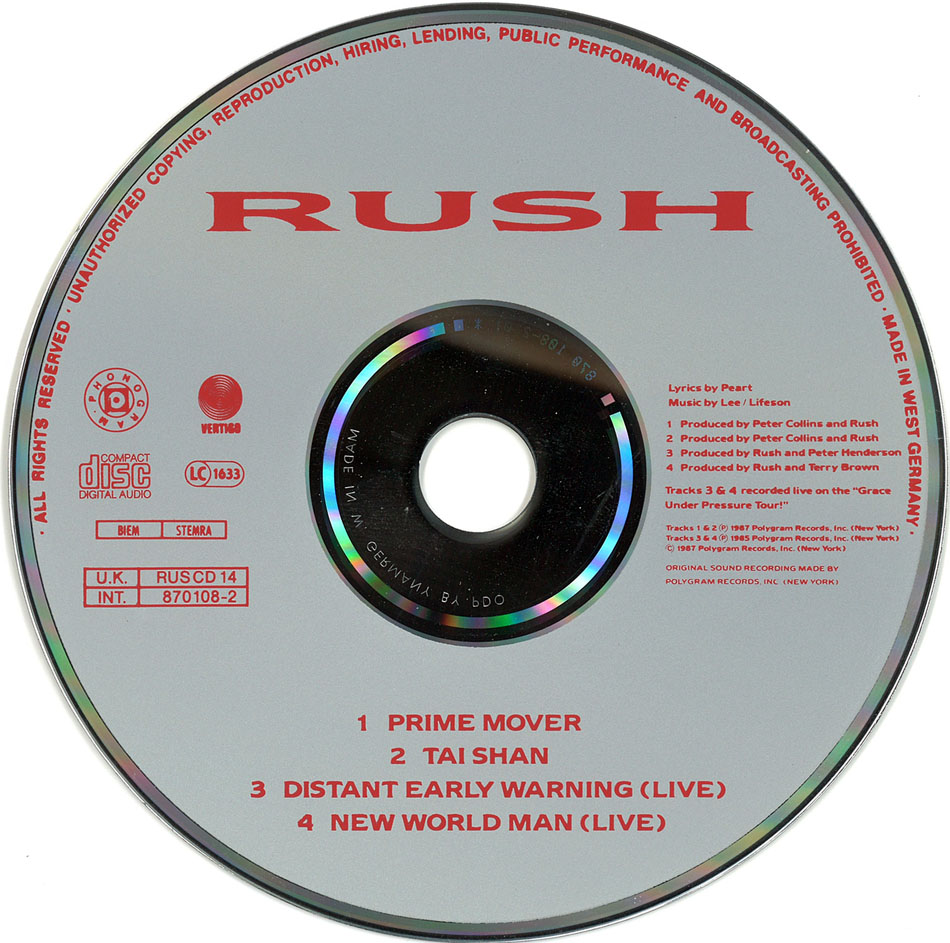 Rush: Prime Mover