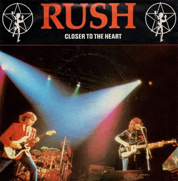 Rush: Closer to the Heart (Live) b/w Freewill (Live) 45RPM Vinyl