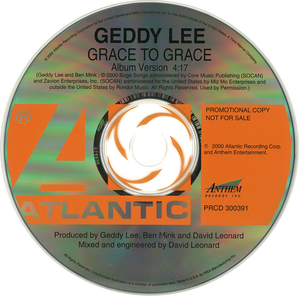 Geddy Lee: Grace to Grace
