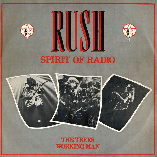 Rush: The Spirit of Radio b/w The Trees and Working Man 45RPM Vinyl