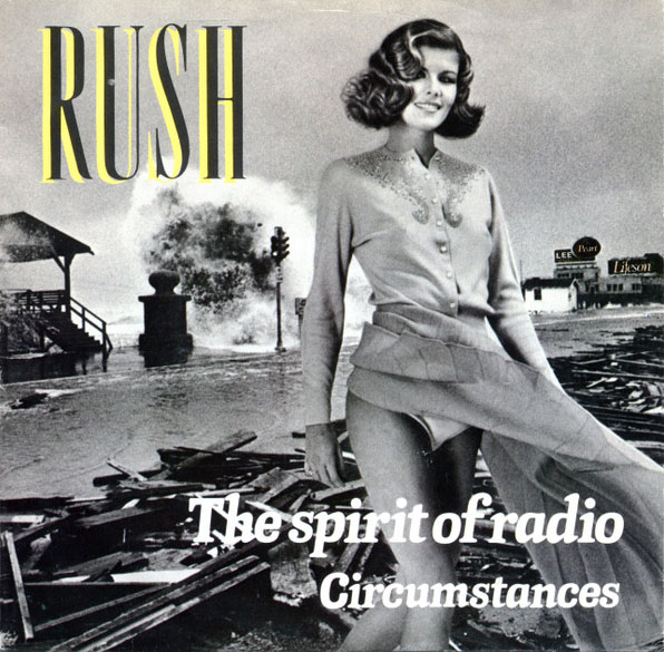 Rush: The Spirit of Radio b/w Circumstances 45RPM Vinyl