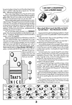 A Show of Fans - Rush Fanzine - Issue #1 - Page 3