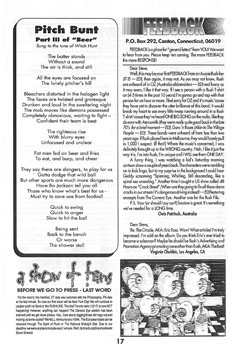 A Show of Fans - Rush Fanzine - Issue #3 - Page 17
