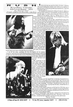 A Show of Fans - Rush Fanzine - Issue #4 - Page 10