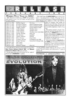 A Show of Fans - Rush Fanzine - Issue #4 - Page 4