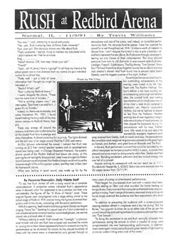 A Show of Fans - Rush Fanzine - Issue #4 - Page 9