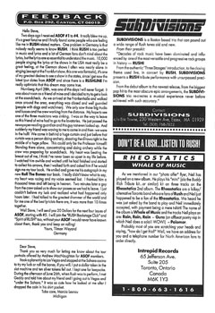 A Show of Fans - Rush Fanzine - Issue #5 - Page 26
