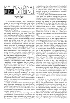 A Show of Fans - Rush Fanzine - Issue #11 - Page 18
