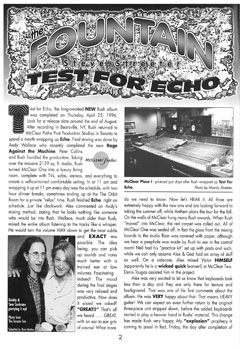 A Show of Fans - Rush Fanzine - Issue #14 - Page 2