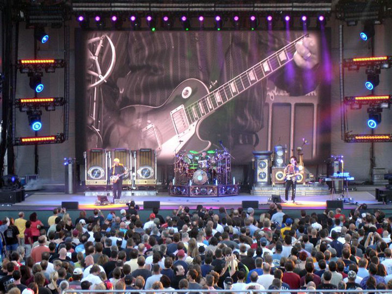 Rush Time Machine 2010 Tour - Charter One Pavilion - Chicago, IL