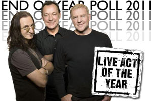 Rush Named Best Live Act of 2011