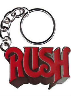 Rush Logo Metal Keychain