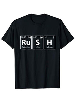Rush Periodic Table Tee-Shirt