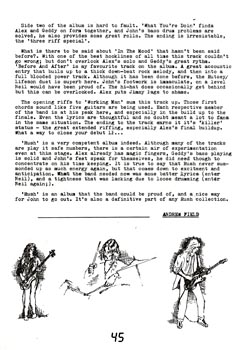 The Spirit of Rush Fanzine - Issue #7 - Page 45