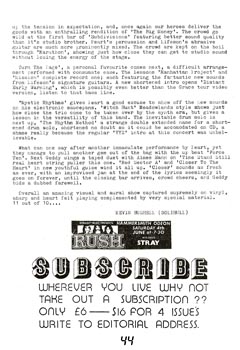 The Spirit of Rush Fanzine - Issue #8 - Page 44