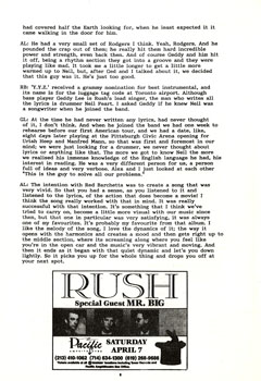 The Spirit of Rush Fanzine - Issue #11 - Page 8