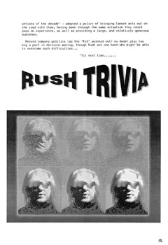 The Spirit of Rush Fanzine - Issue #15 - Page 15